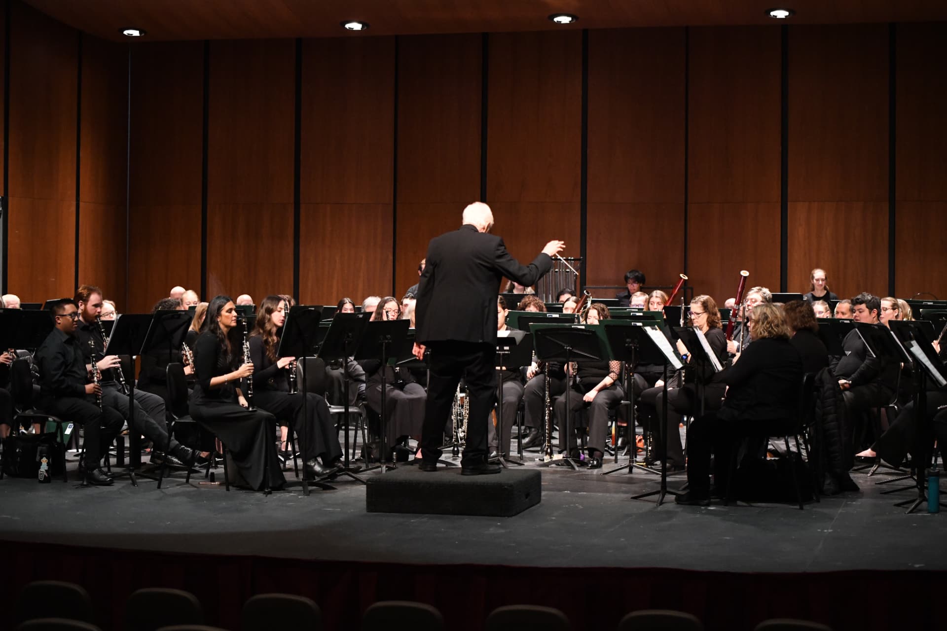 The ensemble seen from the audience